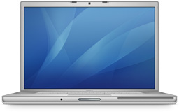 The trusty review machine, 17" Macbook Pro